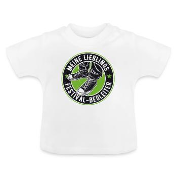MEIN LIEBLINGS FESTIVAL BEGLEITER - Baby Bio-T-Shirt mit Rundhals - Weiß - Vorne