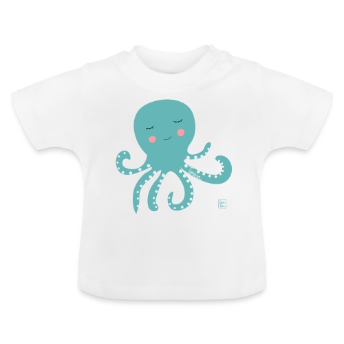baby Teresa - Camiseta orgánica para bebé con cuello redondo