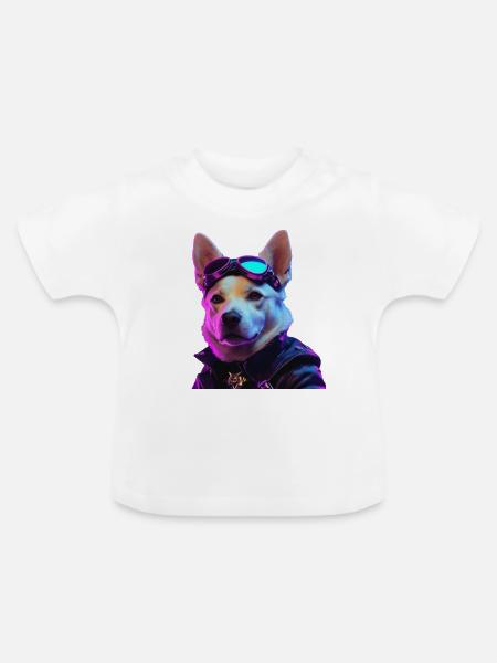 Antiheld der Unterwelt - Baby Bio-T-Shirt mit Rundhals - Weiß