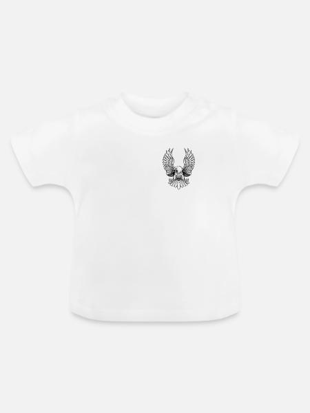 Adels Kollektion - Baby Bio-T-Shirt mit Rundhals - Weiß