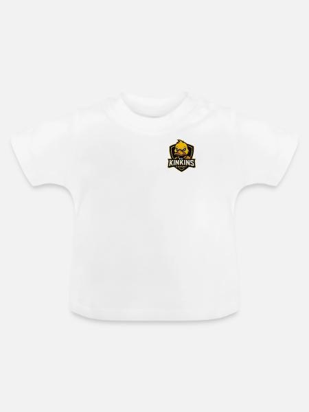 FC Kinkins - Baby Bio-T-Shirt mit Rundhals - Weiß