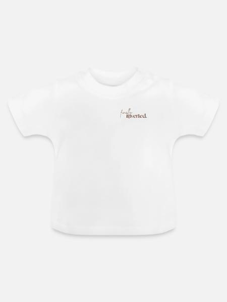 Finally Inverted – Pole Dance Milestone - Baby Bio-T-Shirt mit Rundhals - Weiß