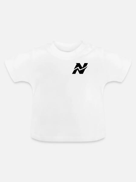 Noland_Athletics- - Baby Bio-T-Shirt mit Rundhals - Weiß