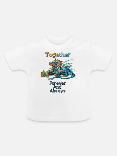 Das Leben einer Hydra - Baby Bio-T-Shirt mit Rundhals - Weiß