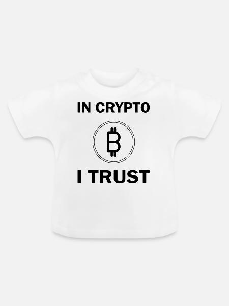 Bitcoin Trading Crypto Aktien - Baby Bio-T-Shirt mit Rundhals - Weiß
