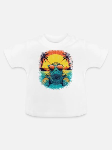 awesome gift idea present idea - Baby Bio-T-Shirt mit Rundhals - Weiß