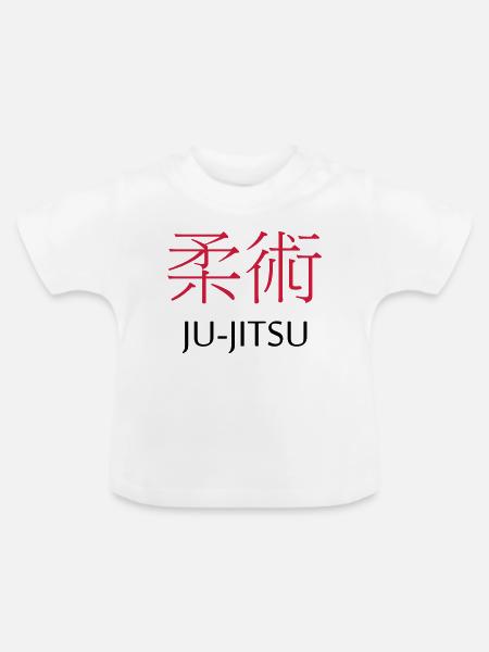 Jiu Jitsu - Baby Bio-T-Shirt mit Rundhals - Weiß