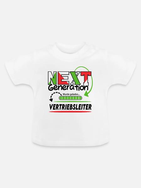 Vertriebsleiter Next Generation Beruf Arbeit Mann - Baby Bio-T-Shirt mit Rundhals - Weiß