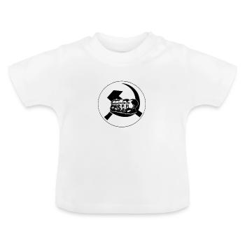 Les communistes - T-shirt bio col rond Bébé - blanc - Devant