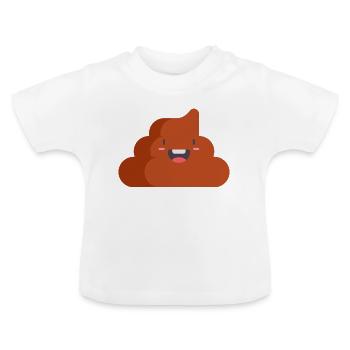Un tas de rigolo - T-shirt bio col rond Bébé - blanc - Devant