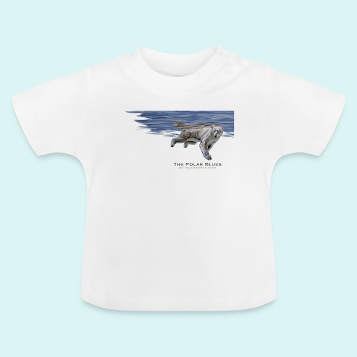 Polar-Blues-SpSh - Baby Organic T-Shirt with Round Neck