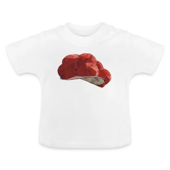 Bollenhut - Bollehut - Polygon #Heimatland - Baby Bio-T-Shirt mit Rundhals - Weiß - Vorne