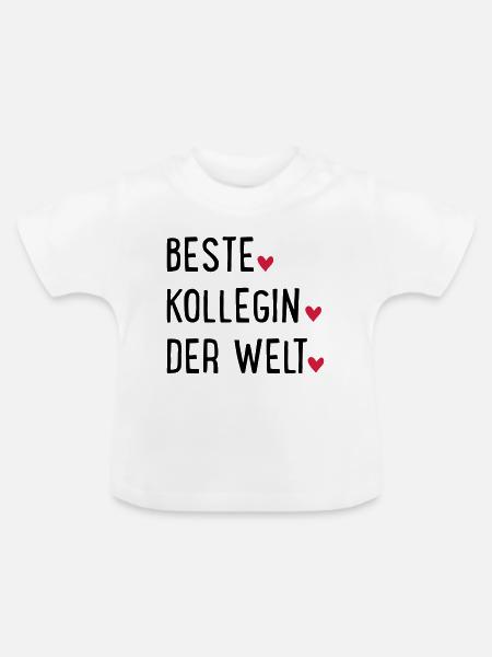 Kollegin - Baby Bio-T-Shirt mit Rundhals - Weiß