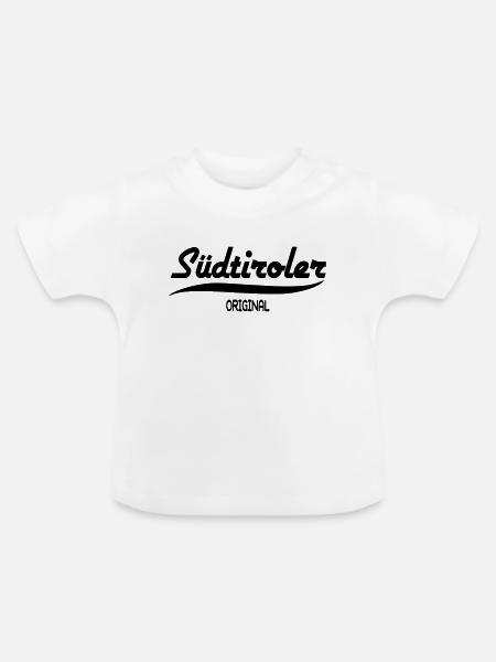 Südtirol - Baby Bio-T-Shirt mit Rundhals - Weiß