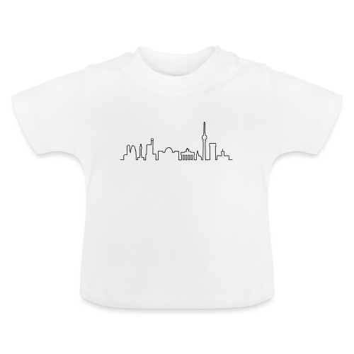 Skyline Berlin - Baby Bio-T-Shirt mit Rundhals