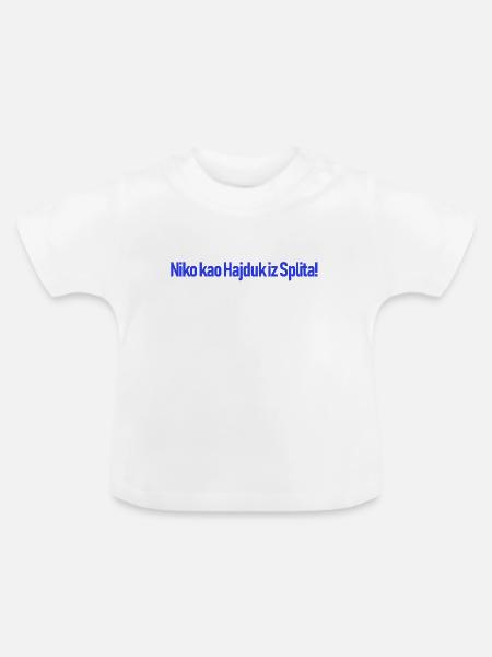 Hajduk Split Torcida - Baby Bio-T-Shirt mit Rundhals - Weiß