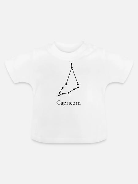 Steinbock - Baby Bio-T-Shirt mit Rundhals - Weiß