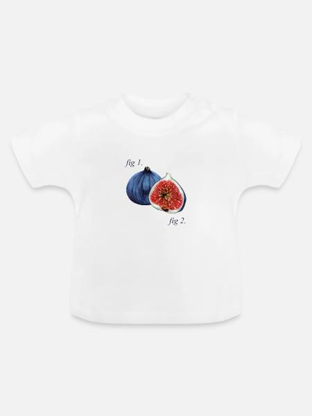 Abb1. Feigen Diagramm. - Baby Bio-T-Shirt mit Rundhals - Weiß