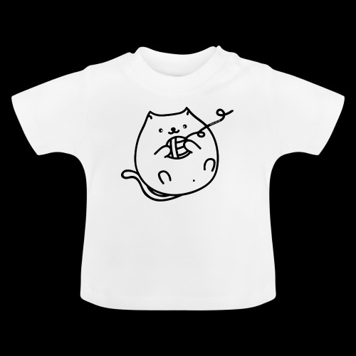 classic fat cat - Baby Bio-T-Shirt mit Rundhals
