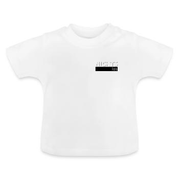 NICHTS los - Baby Bio-T-Shirt mit Rundhals - Weiß - Vorne