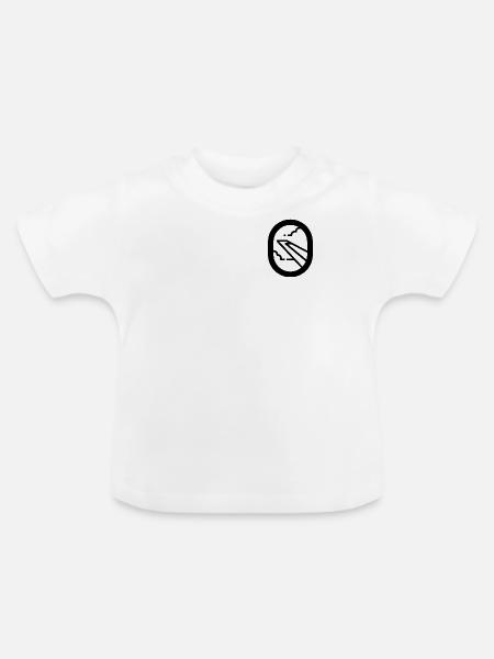 WindowSeat - Baby Bio-T-Shirt mit Rundhals - Weiß