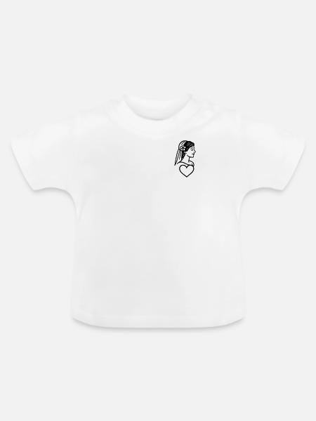 Die Braut - Baby Bio-T-Shirt mit Rundhals - Weiß