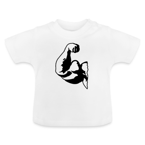PITT BIG BIZEPS Muskel-Shirt Stay strong! - Baby Bio-T-Shirt mit Rundhals