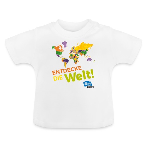 Entdecke die Vielfalt der Welt mit AFS - Baby Bio-T-Shirt mit Rundhals