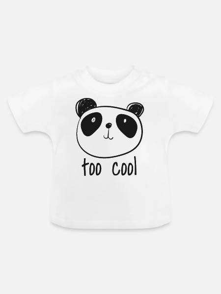 zu cool - Baby Bio-T-Shirt mit Rundhals - Weiß