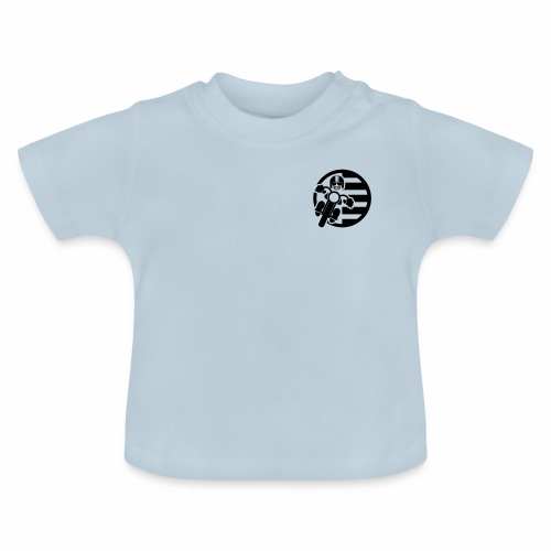 BZH Rider (sans fond) - T-shirt bio col rond Bébé