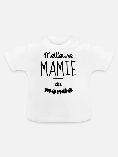 Großmütter / Oma / Mami / Großmutter / Mamy - Baby Bio-T-Shirt mit Rundhals - Weiß