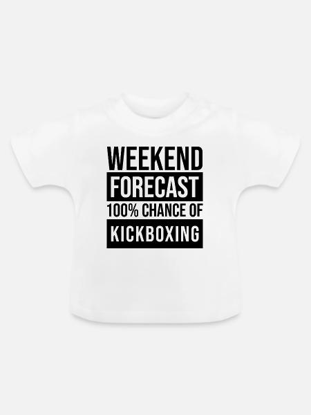 Kickboxer Kickboxer Kickboxer - Baby Bio-T-Shirt mit Rundhals - Weiß