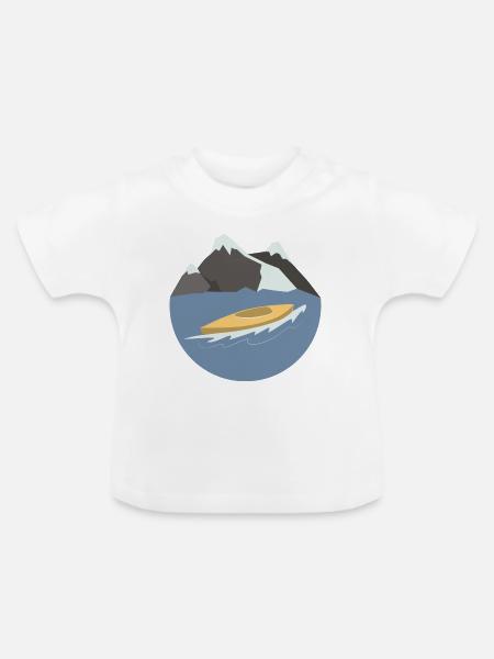 Wassersport - Baby Bio-T-Shirt mit Rundhals - Weiß