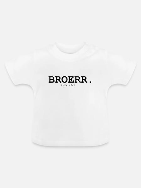 Unterkünfte in Broerr - Baby Bio-T-Shirt mit Rundhals - Weiß
