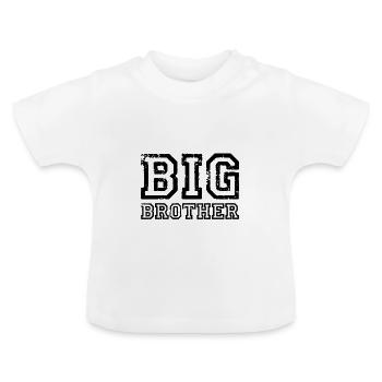 Big Brother Big Brother Siblings Parents - T-shirt bio col rond Bébé - blanc - Devant