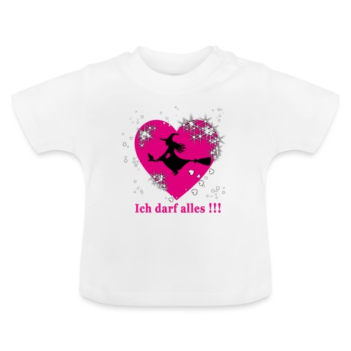 ICH DARF ALLES !!! - Baby Bio-T-Shirt mit Rundhals