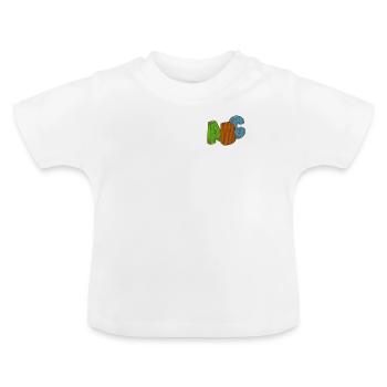 ABC - Baby Bio-T-Shirt mit Rundhals - Weiß - Vorne