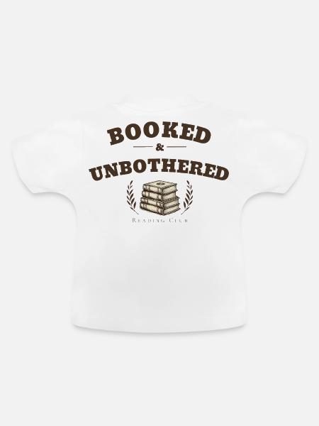Bookes & Unbothered - Baby Bio-T-Shirt mit Rundhals - Weiß