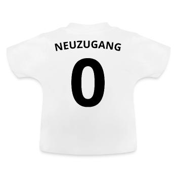 Baby Neuzugang - Geschenk zur Geburt - Baby Bio-T-Shirt mit Rundhals - Weiß - Hinten
