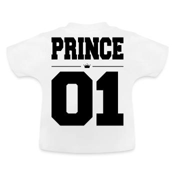 PRINCE - T-shirt bio col rond Bébé - blanc - Dos