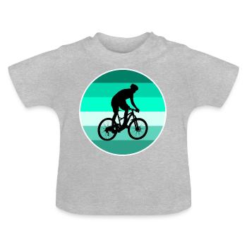 Downhill - Baby Bio-T-Shirt mit Rundhals - Grau meliert - Vorne