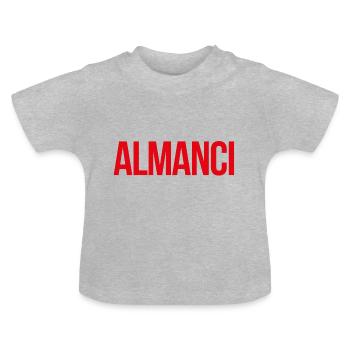 ALMANCI - Baby Bio-T-Shirt mit Rundhals - Grau meliert - Vorne