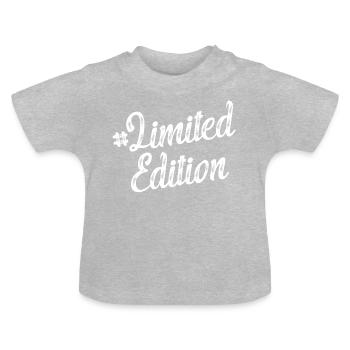 limited edition - Baby Organic T-Shirt with Round Neck - heather grey - Front