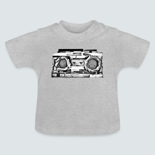 BOOMBOX - Ekologiczna koszulka niemowlęca z okrągłym dekoltem