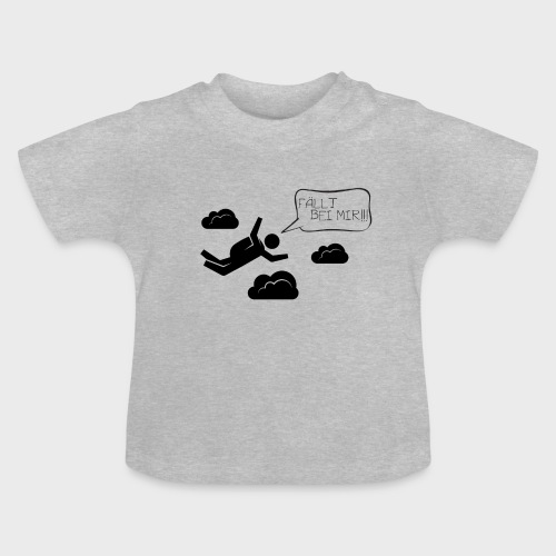 Fällt bei mir - Baby Bio-T-Shirt mit Rundhals