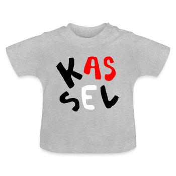 Kassel Art - T-shirt bio col rond Bébé - gris chiné - Devant