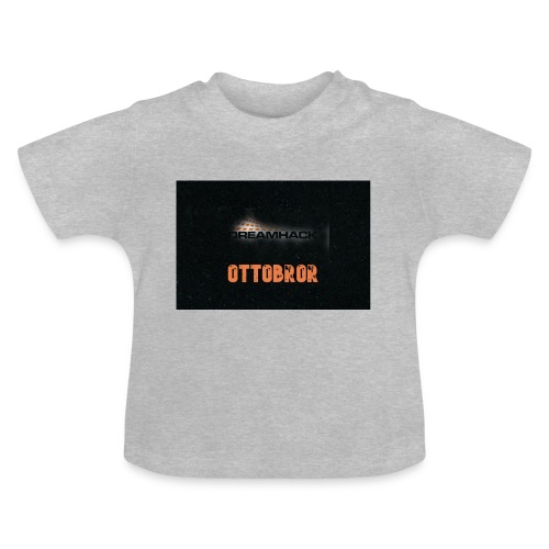 svart granit polerad - Ekologisk T-shirt med rund hals baby