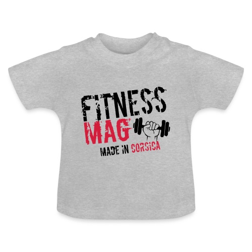 Fitness Mag made in corsica 100% Polyester - T-shirt bio col rond Bébé