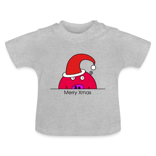 Happy Rosanna - Merry Xmas - Baby Organic T-Shirt with Round Neck