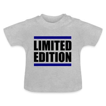 Limited Edition - Baby Organic T-Shirt with Round Neck - heather grey - Front
